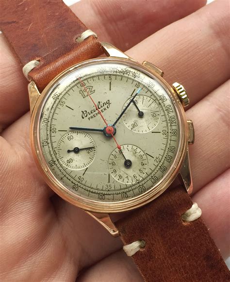 vintage breitling chronograph|vintage breitling chronograph models.